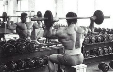 behind the neck press