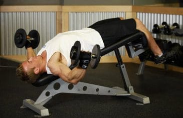 decline dumbbell fly